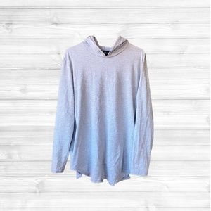 PACSUN Scallop Hoodie Grey L